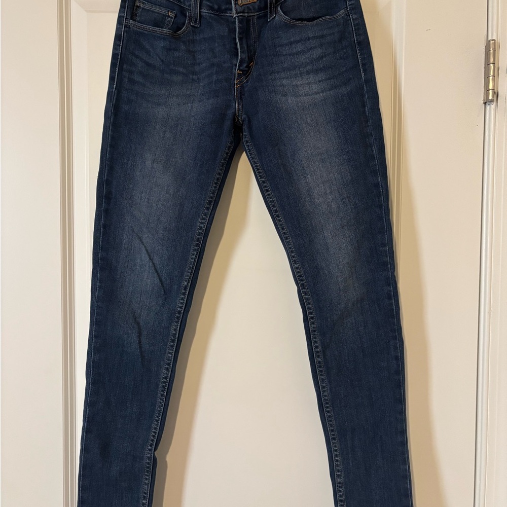 Dark Blue Super Skinny Women's Jeans